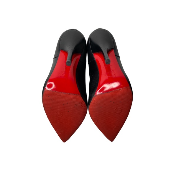 Christian Louboutin Tucson Patent Toe BootieS 120 Mm Size 35.5 - Picture 7 of 8